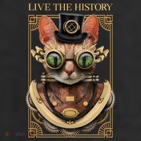 Steampunk Cat Animal Bizarre 11oz C Handle Ceramic Mug