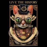 Steampunk Cat Animal Bizarre 16 in Basic Backpack