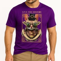 Steampunk Cat Animal Bizarre Cooling Performance Crew T-Shirt