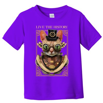 Steampunk Cat Animal Bizarre Toddler T-Shirt