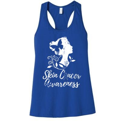 Skin Cancer Awareness Gift Women's Racerback Tank