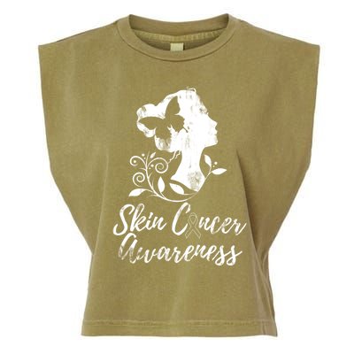 Skin Cancer Awareness Gift Garment-Dyed Women's Muscle Tee