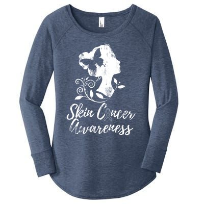 Skin Cancer Awareness Gift Women's Perfect Tri Tunic Long Sleeve Shirt