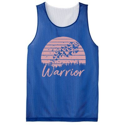 Support Cancer Awareness Butterflies Breast Cancer Warrior Gift Mesh Reversible Basketball Jersey Tank