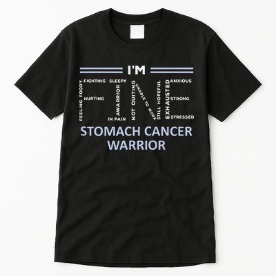 Stomach Cancer Awareness I´M Fine Periwinkle Ribbon Fighter Tall T-Shirt