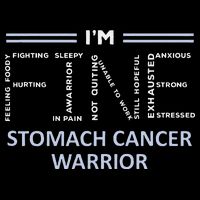 Stomach Cancer Awareness I´M Fine Periwinkle Ribbon Fighter City Backpack