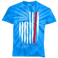 Seperate Church And State Again Political Awareness Us Flag Gift Kids Tie-Dye T-Shirt