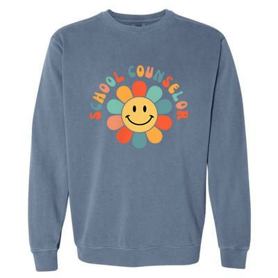 School Counselor Appreciation Shirt Teacher Squad 2 Sided Garment-Dyed Sweatshirt