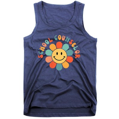 School Counselor Appreciation Shirt Teacher Squad 2 Sided Tank Top