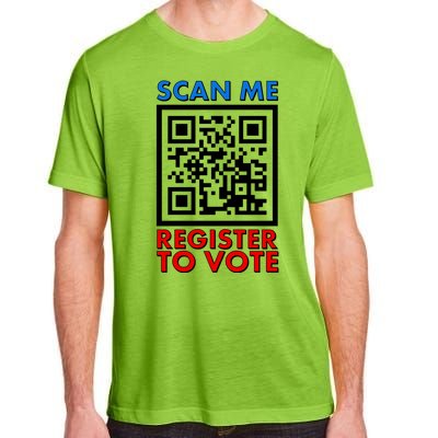 Scan Me QR Code Register To Vote Adult ChromaSoft Performance T-Shirt