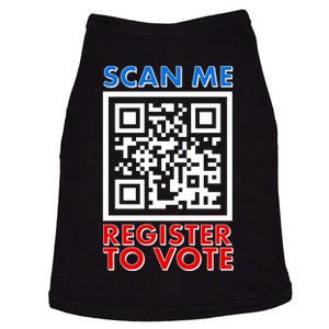 Scan Me QR Code Register To Vote Doggie Tank