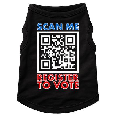 Scan Me QR Code Register To Vote Doggie Tank