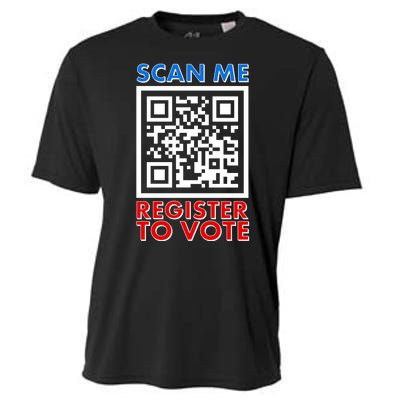 Scan Me QR Code Register To Vote Cooling Performance Crew T-Shirt