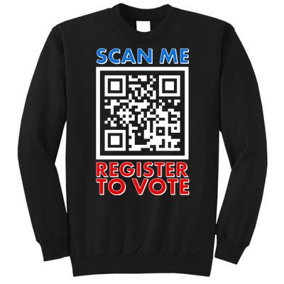 Scan Me QR Code Register To Vote Sweatshirt