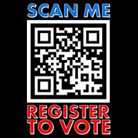 Scan Me QR Code Register To Vote Tall T-Shirt