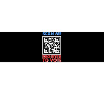 Scan Me QR Code Register To Vote Bumper Sticker