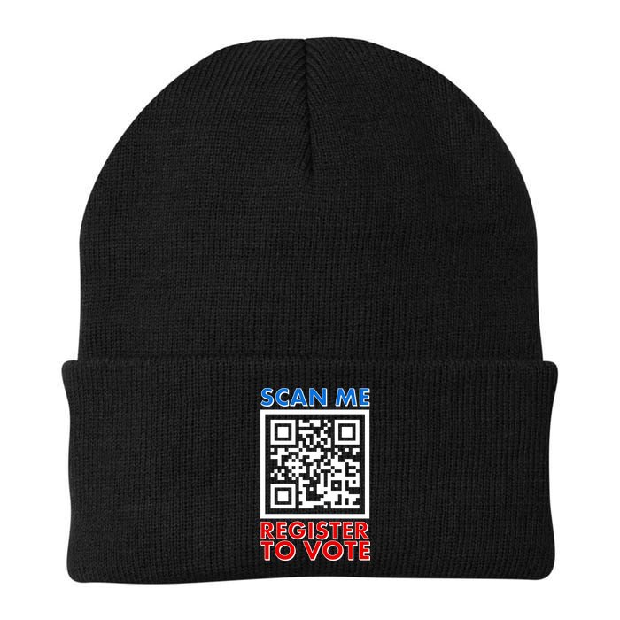 Scan Me QR Code Register To Vote Beanie