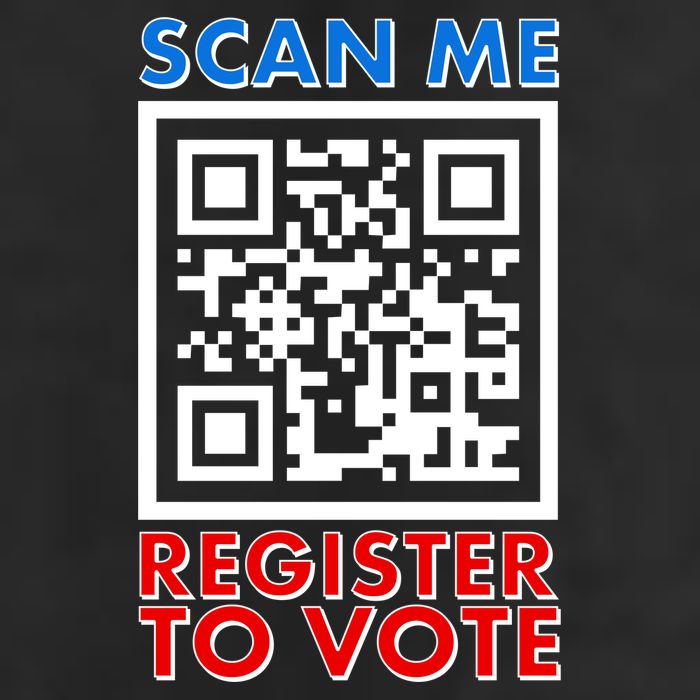 Scan Me QR Code Register To Vote Beanie