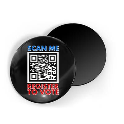 Scan Me QR Code Register To Vote Magnet