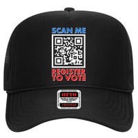 Scan Me QR Code Register To Vote Hat