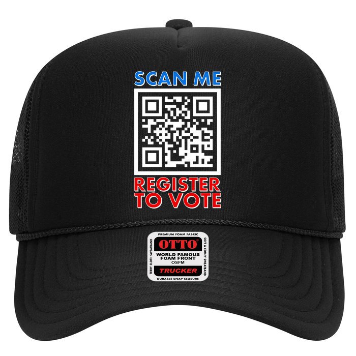 Scan Me QR Code Register To Vote Hat
