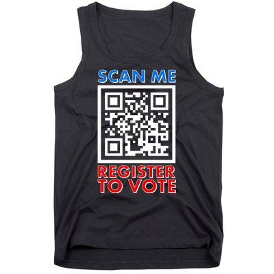 Scan Me QR Code Register To Vote Tank Top