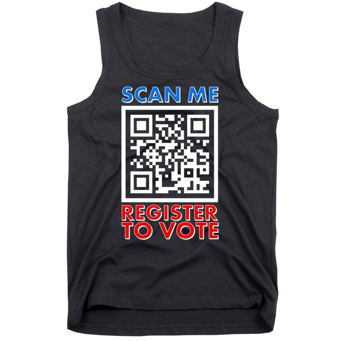 Scan Me QR Code Register To Vote Tank Top