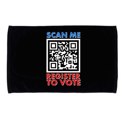 Scan Me QR Code Register To Vote Microfiber Hand Towel