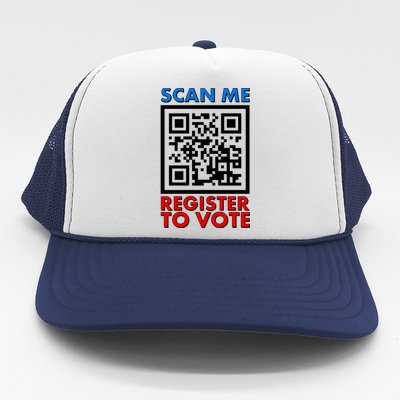 Scan Me QR Code Register To Vote Trucker Hat