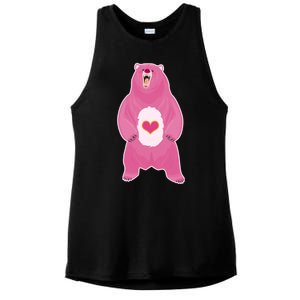 Scare Bear Ladies PosiCharge Tri-Blend Wicking Tank