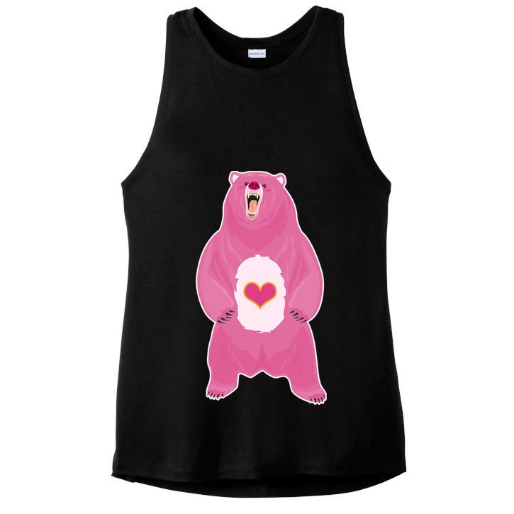 Scare Bear Ladies PosiCharge Tri-Blend Wicking Tank