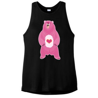 Scare Bear Ladies PosiCharge Tri-Blend Wicking Tank