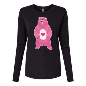 Scare Bear Womens Cotton Relaxed Long Sleeve T-Shirt