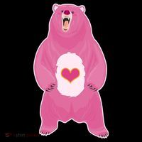 Scare Bear Drawstring Bag