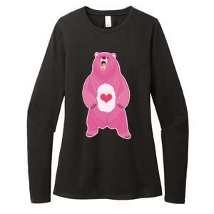 Scare Bear Womens CVC Long Sleeve Shirt