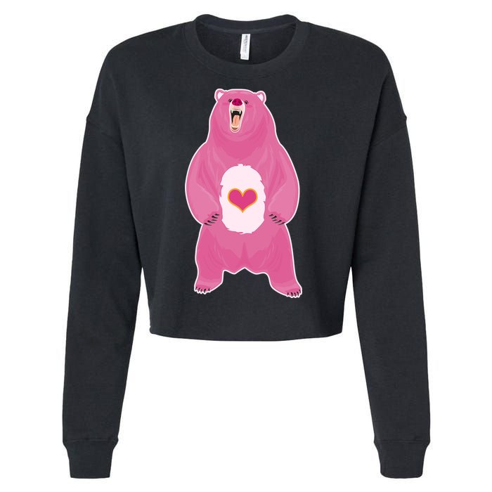 Scare Bear Cropped Pullover Crew