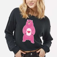 Scare Bear Cropped Pullover Crew