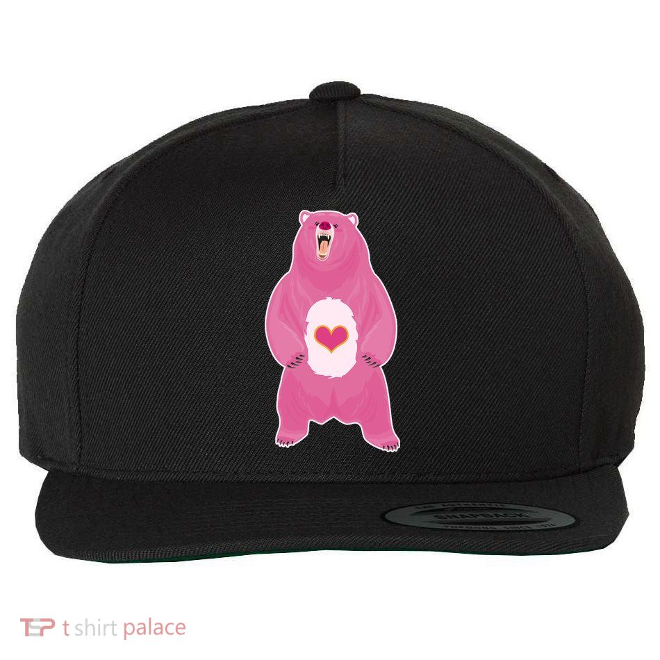 Scare Bear Wool Snapback Cap