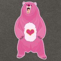 Scare Bear Cotton Canvas Backpack