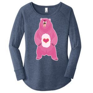 Scare Bear Women's Perfect Tri Tunic Long Sleeve Shirt