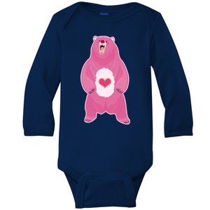 Scare Bear Baby Long Sleeve Bodysuit