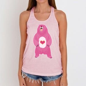 Scare Bear Women's Knotted Racerback Tank