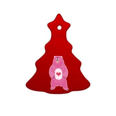 Scare Bear Ceramic Tree Ornament