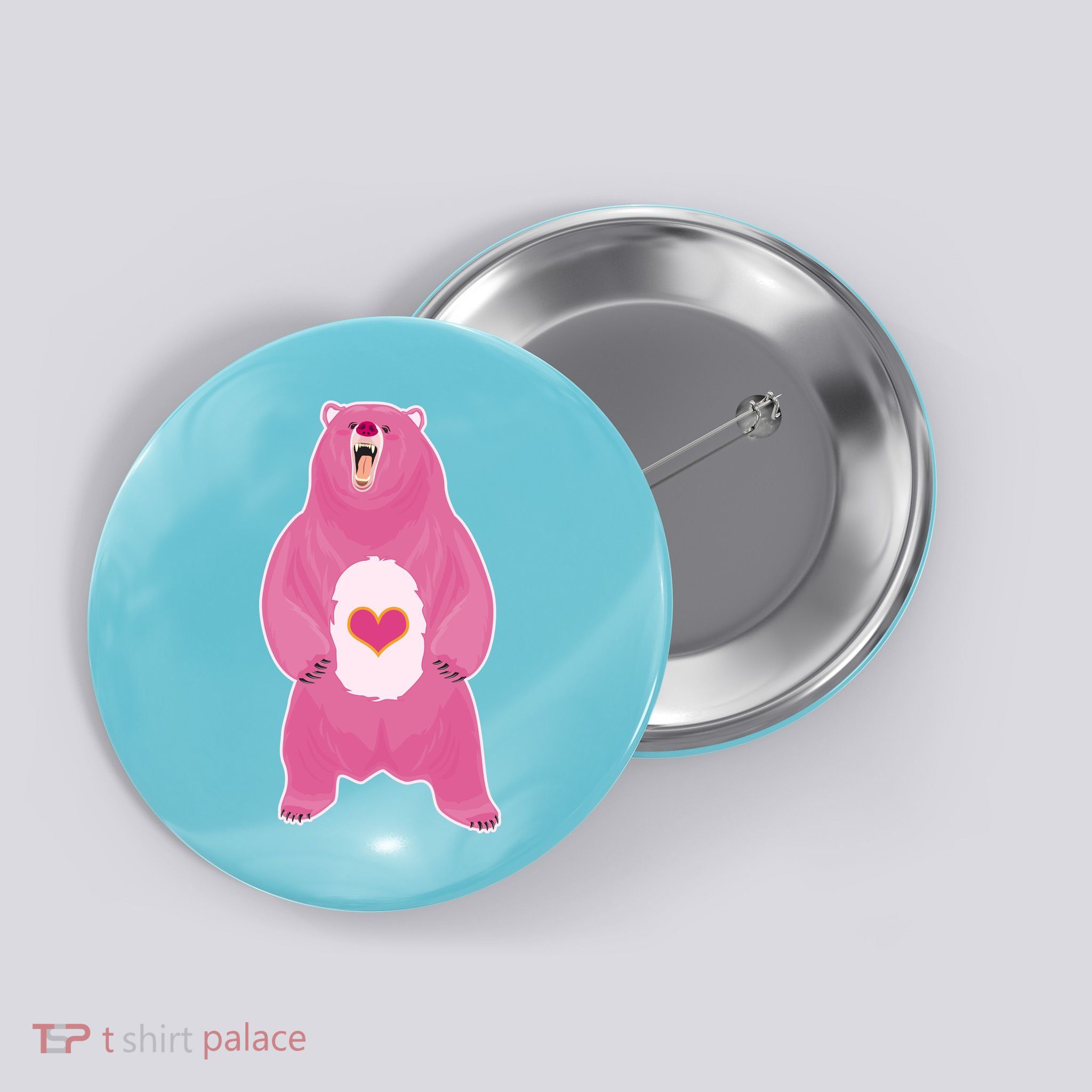 Scare Bear Button