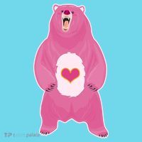 Scare Bear Button