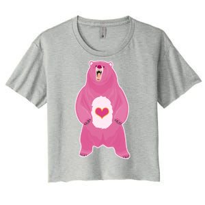 Scare Bear Women's Crop Top Tee