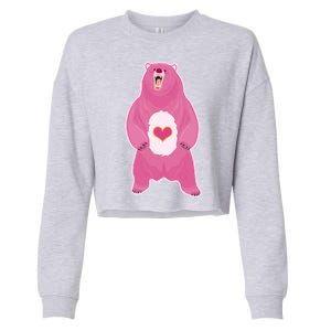 Scare Bear Cropped Pullover Crew