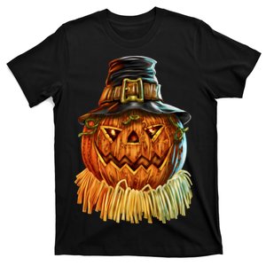 Scarecrow Pumpkin Halloween T-Shirt