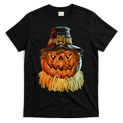 Scarecrow Pumpkin Halloween T-Shirt