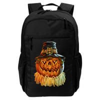 Scarecrow Pumpkin Halloween Daily Commute Backpack